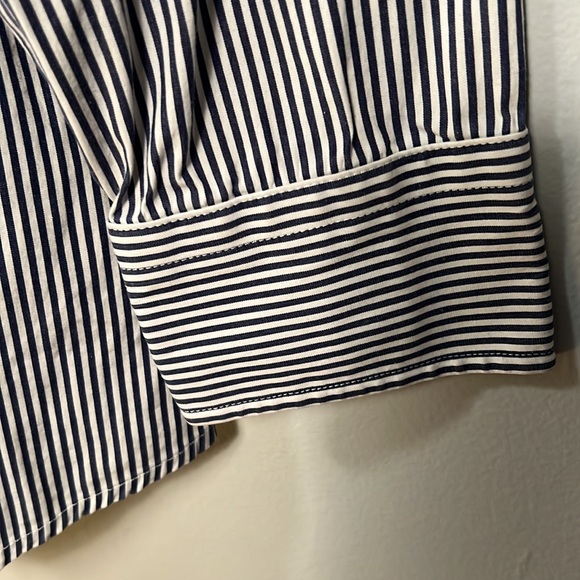 Very Nice J Crew Three Quarter Sleeve Striped Shirt - Picture 4 of 5